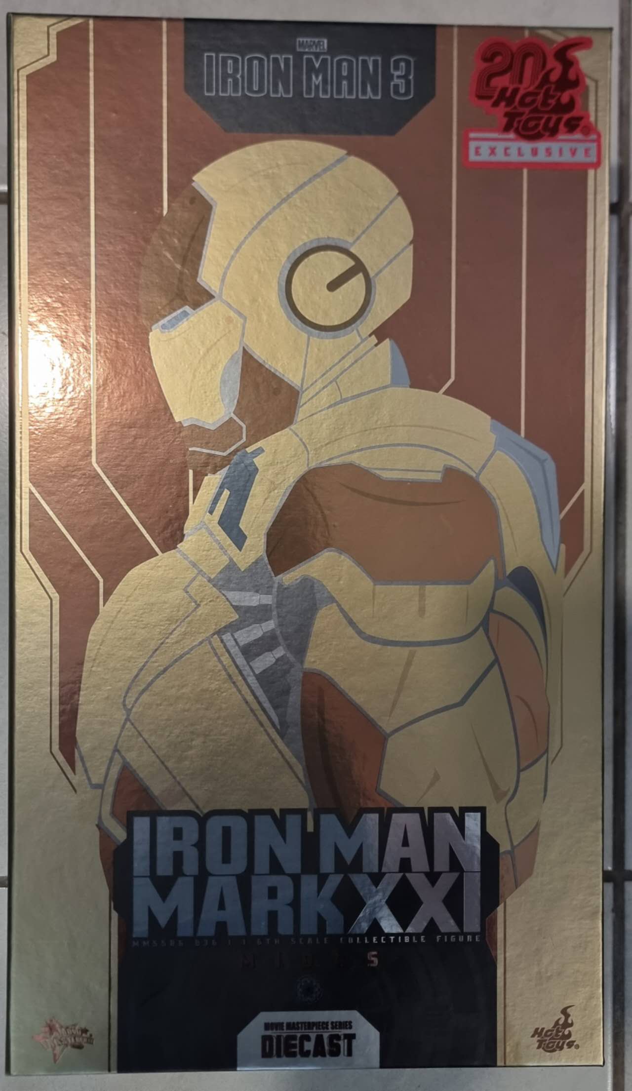 PRE-LOVED - Hot Toys - MMS586D36 - Iron Man Mark 21 - Midas (Diecast Version)