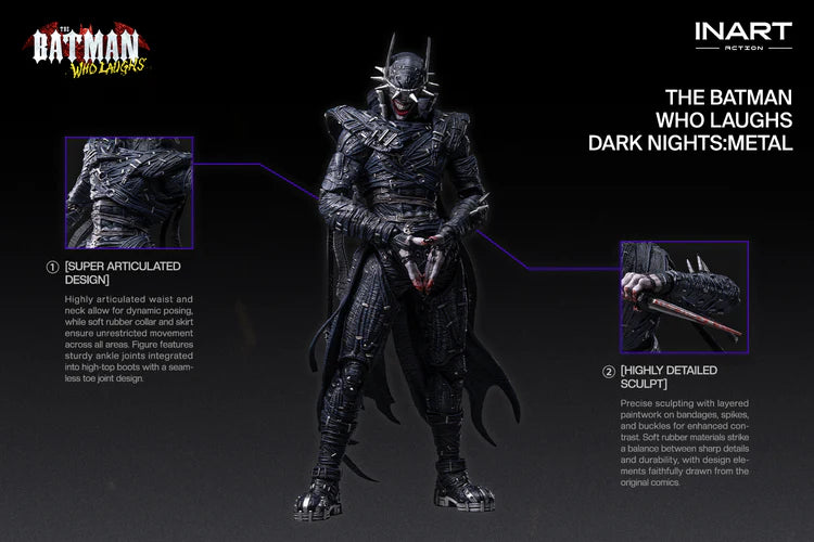 INART Collectibles - Dark Nights: Metal - 1/12 Scale The Batman Who Laughs Action Figure Pre-order Now!!!