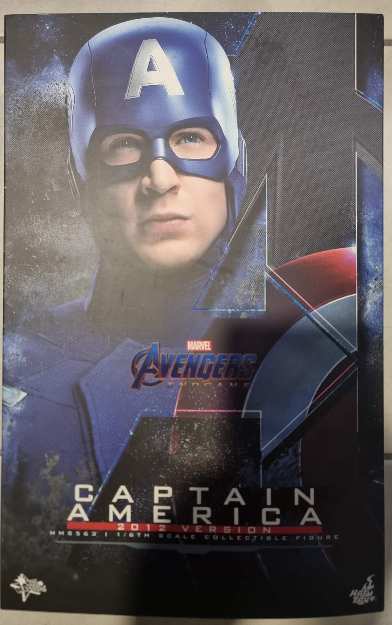 PRE-LOVED - Hot Toys - MMS563 - Avengers Endgame: Captain America 2012 Version