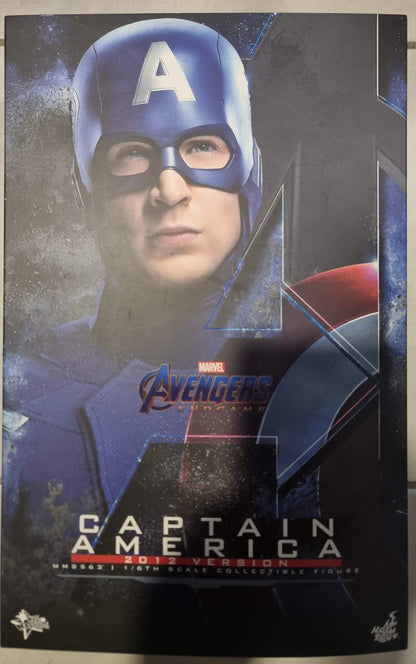 PRE-LOVED - Hot Toys - MMS563 - Avengers Endgame: Captain America 2012 Version