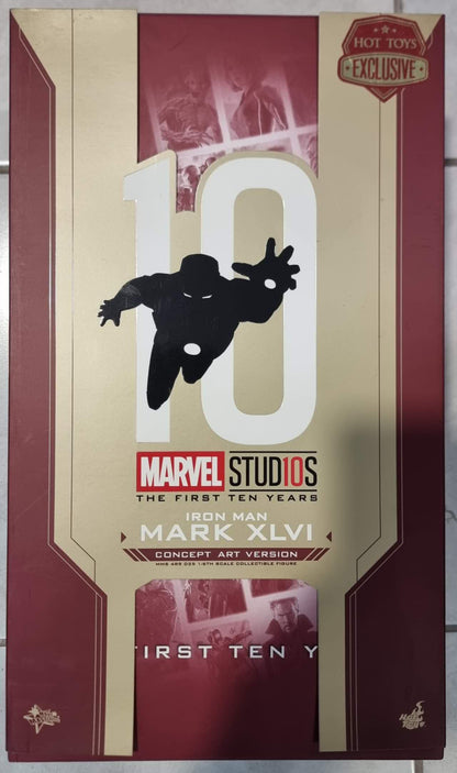 PRE-LOVED - Hot Toys Exclusive - MMS486D25 - Iron Man Mark 46 (First 10 years Concept Art Version)