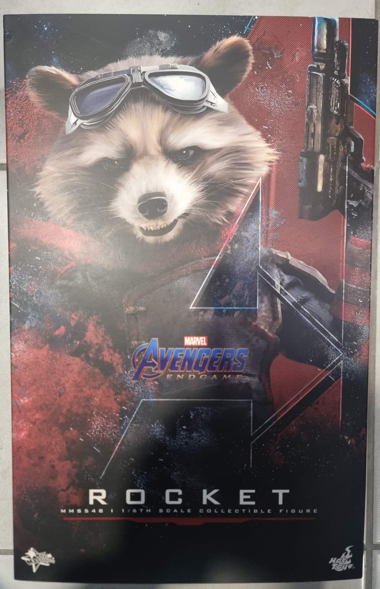 PRE-LOVED - Hot Toys - MMS548 - Avengers Endgame: Rocket