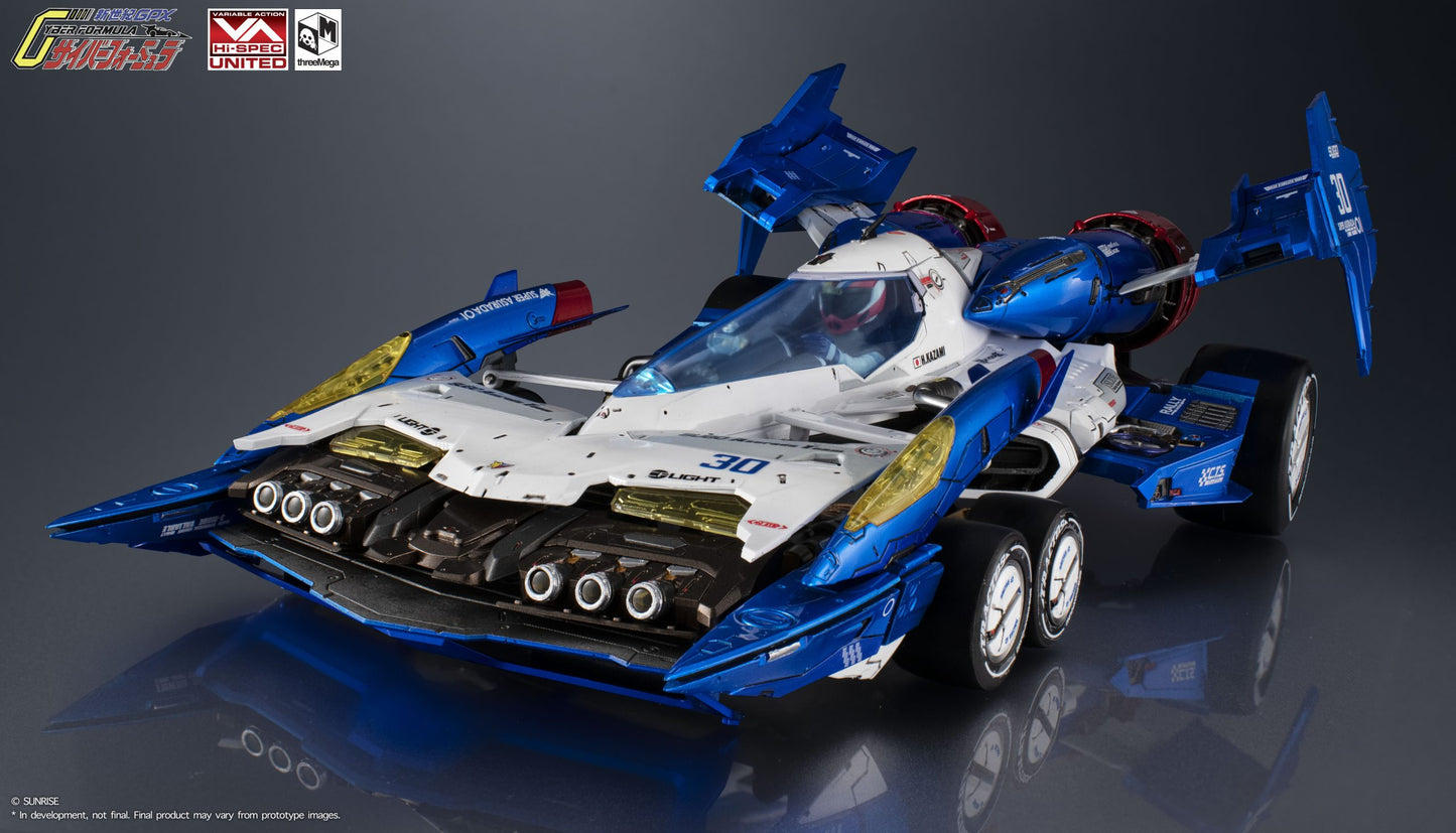 Threezero - Future GPX Cyber FormulaVARIABLE ACTION Hi-SPEC UNITED FUTURE GPX CYBER FORMULA: SUPER ASURADA 01