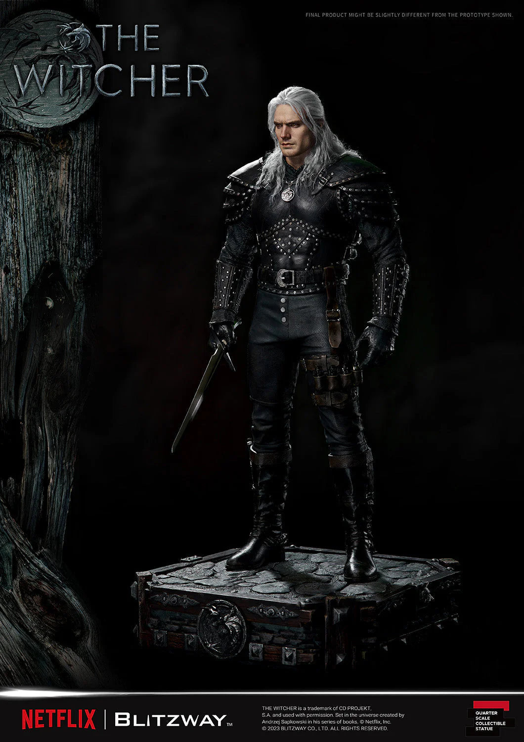 Blitzway: The Witcher: Geralt of Rivia 1/4 Scale Statue