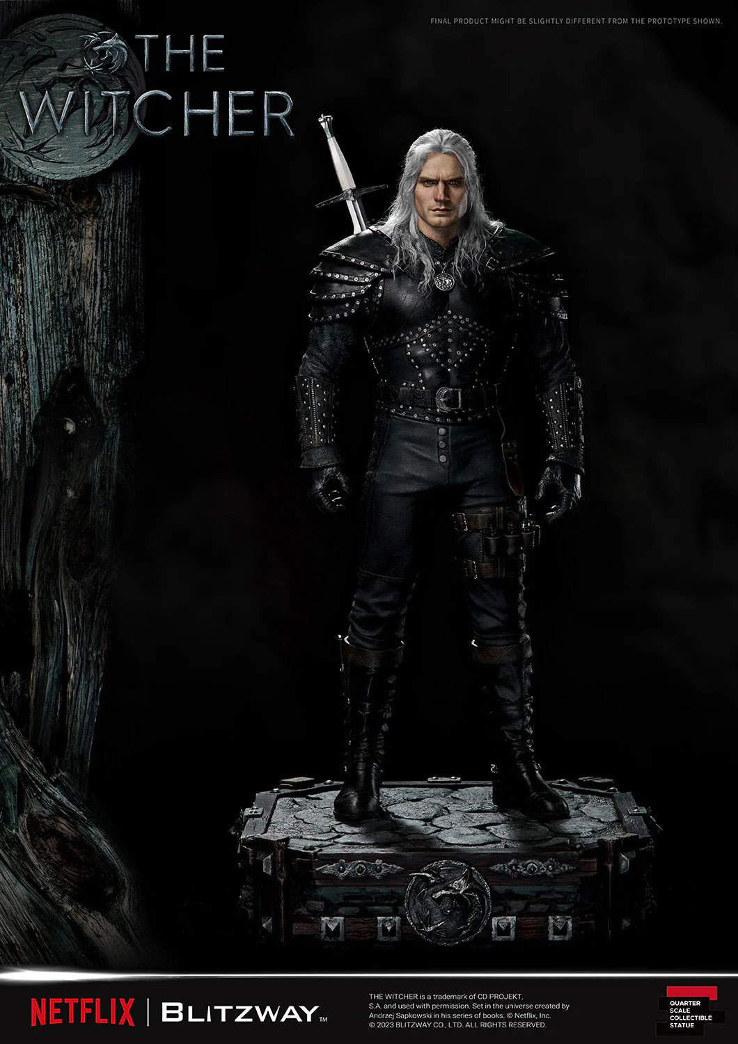 Blitzway: The Witcher: Geralt of Rivia 1/4 Scale Statue
