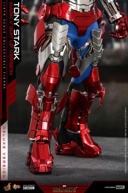 Hot Toys - MMS600 - Iron Man 2: Tony Stark (Mark V Suit Up Ver.) Deluxe