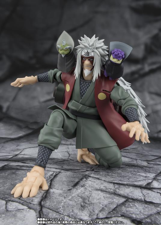 Tamashii Nations - S.H.Figuarts - Naruto: Jiraiya Hidden Leaf heroic Master Sage (Sage Mode Set)