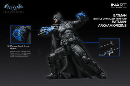 INART Collectibles - Batman: Arkham Origins - 1/12 Scale Batman (Battle Damaged Version)  Pre-order NOW