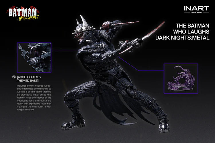 INART Collectibles - Dark Nights: Metal - 1/12 Scale The Batman Who Laughs Action Figure Pre-order Now!!!