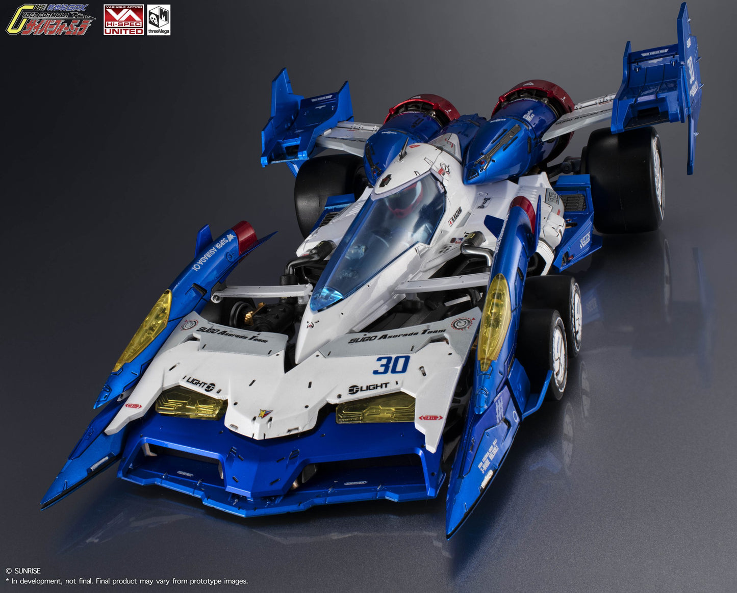 Threezero - Future GPX Cyber FormulaVARIABLE ACTION Hi-SPEC UNITED FUTURE GPX CYBER FORMULA: SUPER ASURADA 01