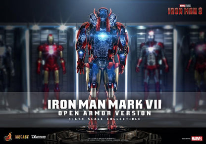 Hot Toys - DS004D51 - Iron Man 3: 1/6 Scale Diecast Iron Man Mark VII (Open Armor Version)