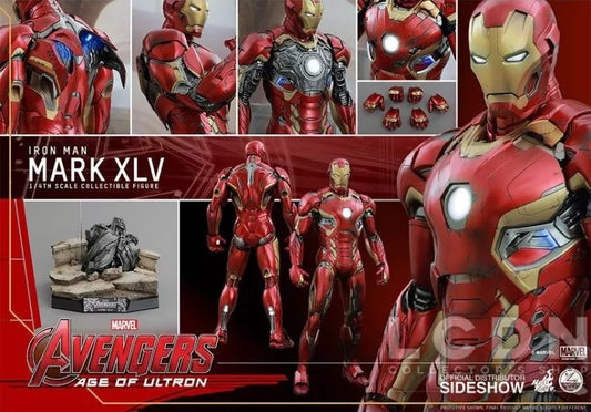 PRE-LOVED - Hot Toys - QS006 - Avengers: Age of Ultron: 1/4 Scale Iron Man Mark 45 (Special Edition)