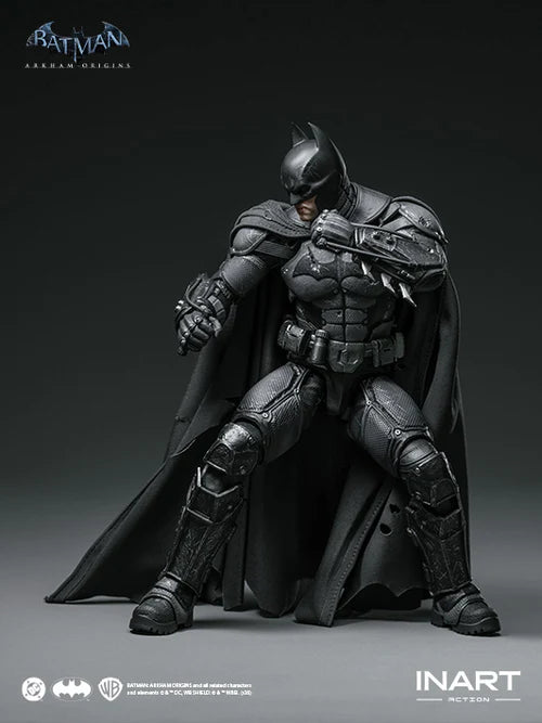 INART Collectibles - Batman: Arkham Origins - 1/12 Scale Batman (Battle Damaged Version)  Pre-order NOW