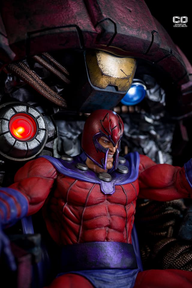 PRE-LOVED - CO Signature Collectibles - 1/4 scale Magneto on Throne