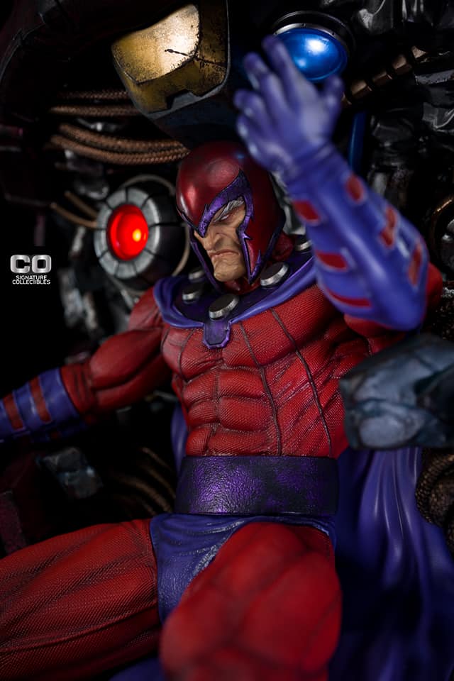 PRE-LOVED - CO Signature Collectibles - 1/4 scale Magneto on Throne