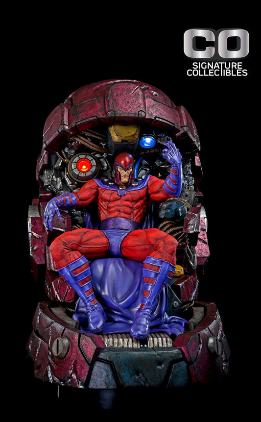 PRE-LOVED - CO Signature Collectibles - 1/4 scale Magneto on Throne
