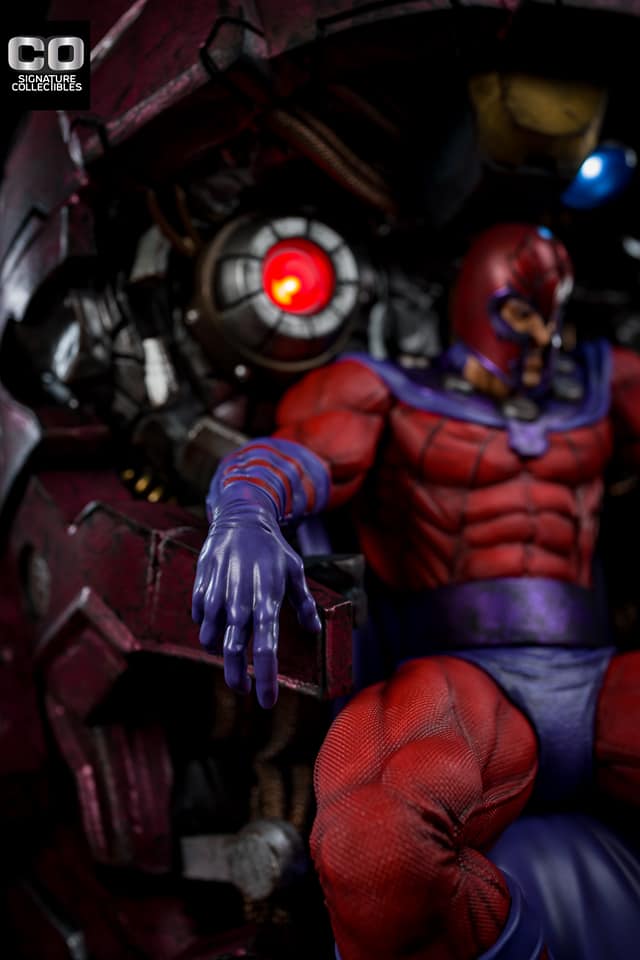 PRE-LOVED - CO Signature Collectibles - 1/4 scale Magneto on Throne