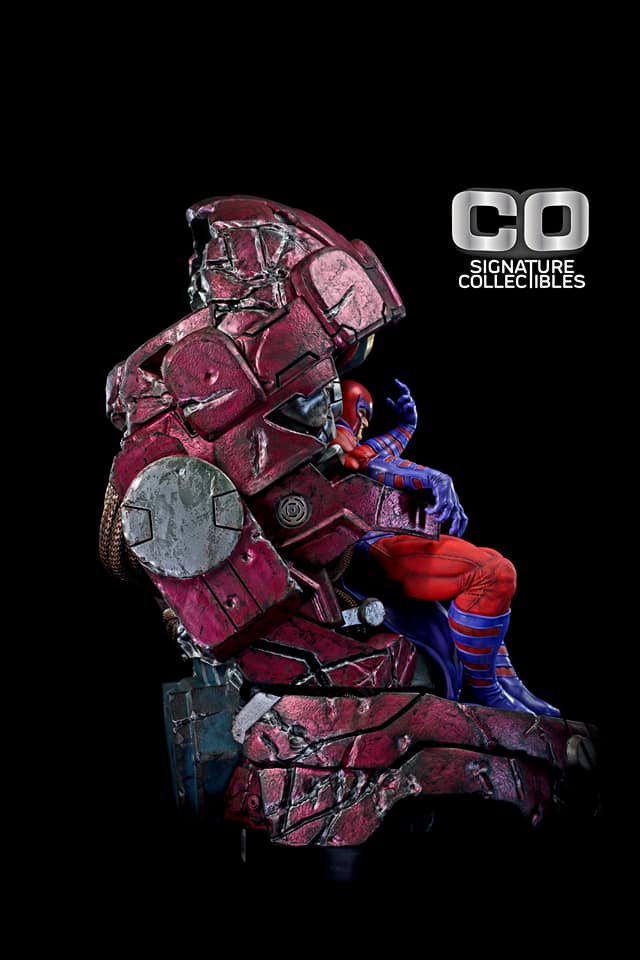 PRE-LOVED - CO Signature Collectibles - 1/4 scale Magneto on Throne