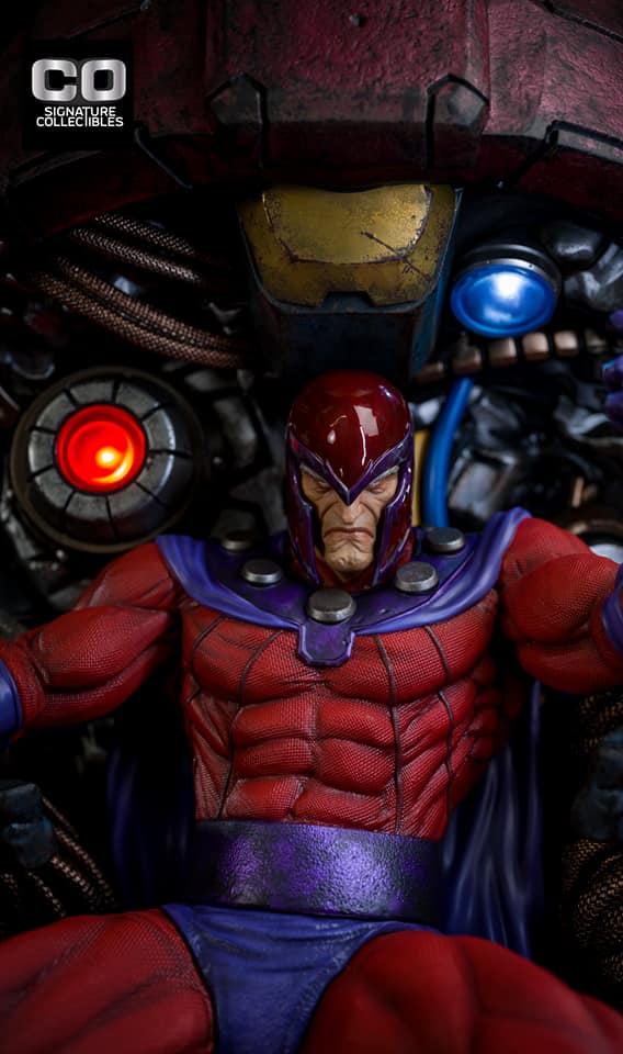 PRE-LOVED - CO Signature Collectibles - 1/4 scale Magneto on Throne
