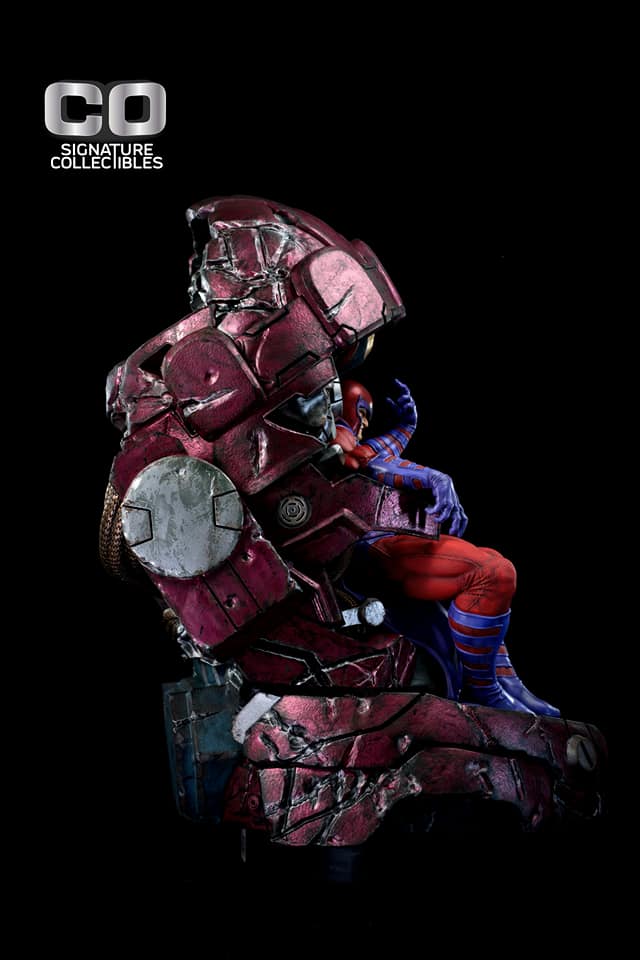 PRE-LOVED - CO Signature Collectibles - 1/4 scale Magneto on Throne