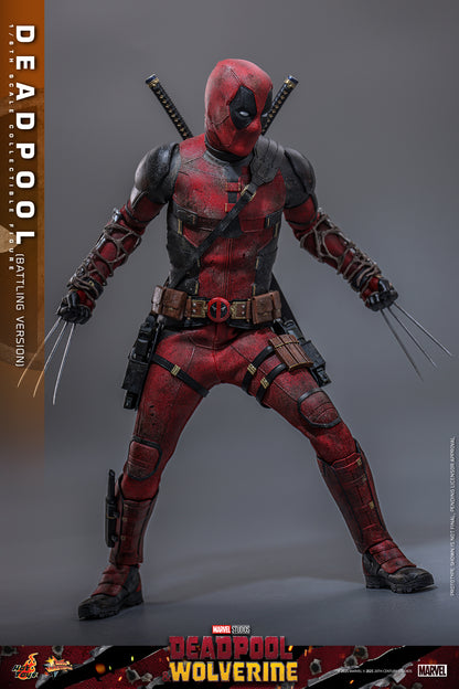 Hot Toys – MMS782 – Deadpool & Wolverine: 1/6th Scale Deadpool (Battling Version)
