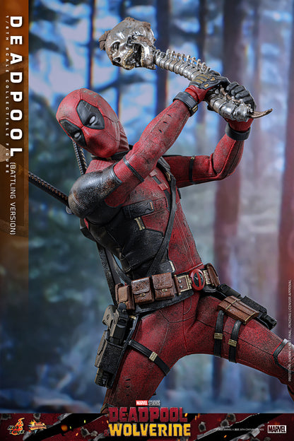 Hot Toys – MMS782 – Deadpool & Wolverine: 1/6th Scale Deadpool (Battling Version)