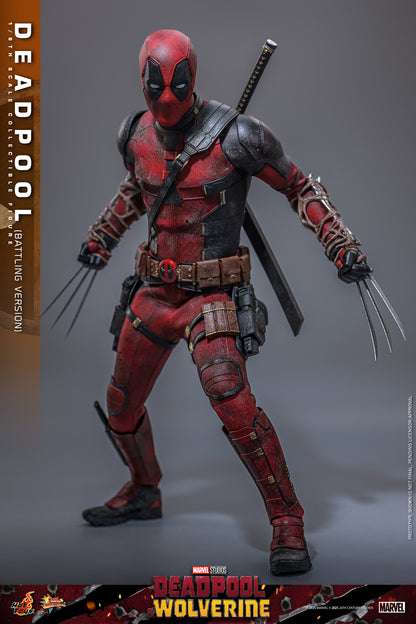 Hot Toys – MMS782 – Deadpool & Wolverine: 1/6th Scale Deadpool (Battling Version)