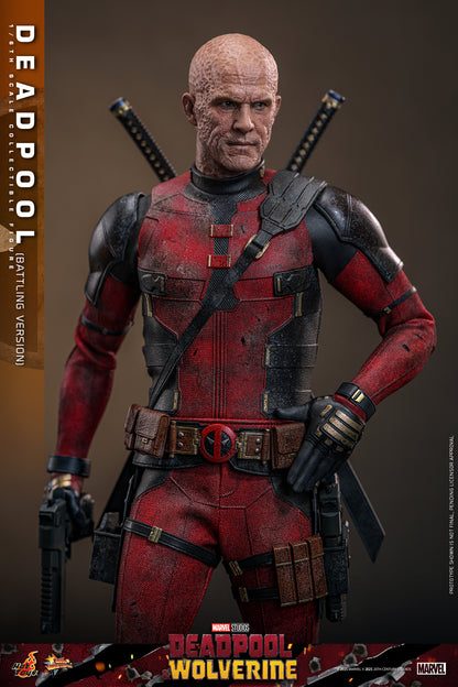 Hot Toys – MMS782 – Deadpool & Wolverine: 1/6th Scale Deadpool (Battling Version)