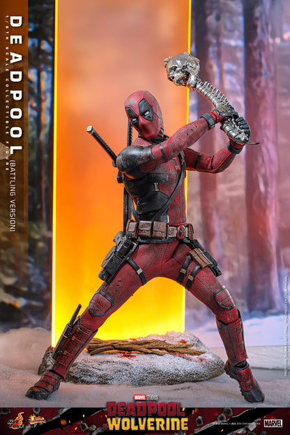 Hot Toys – MMS782 – Deadpool & Wolverine: 1/6th Scale Deadpool (Battling Version)