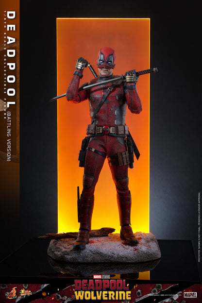 Hot Toys – MMS782 – Deadpool & Wolverine: 1/6th Scale Deadpool (Battling Version)