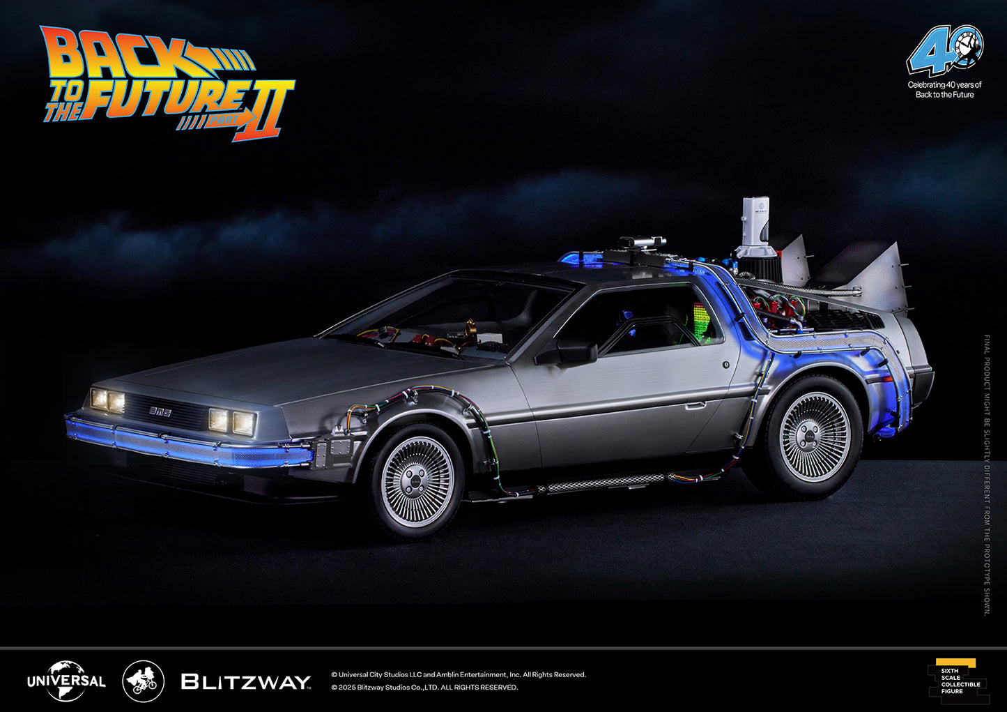 Blitzway - Back to the Future Part II: 1/6 scale Time Machine