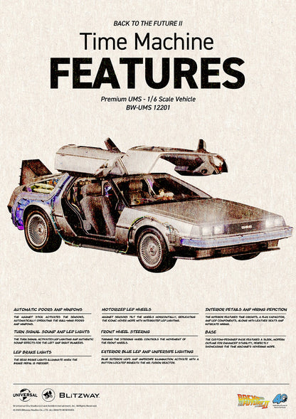 Blitzway - Back to the Future Part II: 1/6 scale Time Machine