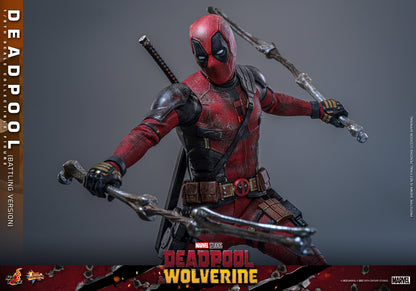 Hot Toys – MMS782 – Deadpool & Wolverine: 1/6th Scale Deadpool (Battling Version)