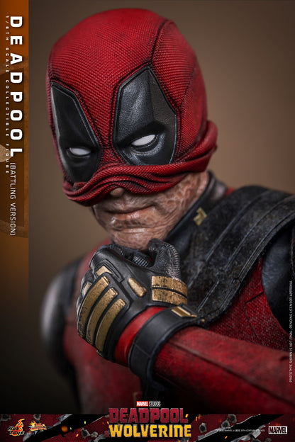 Hot Toys – MMS782 – Deadpool & Wolverine: 1/6th Scale Deadpool (Battling Version)