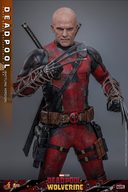 Hot Toys – MMS782 – Deadpool & Wolverine: 1/6th Scale Deadpool (Battling Version)