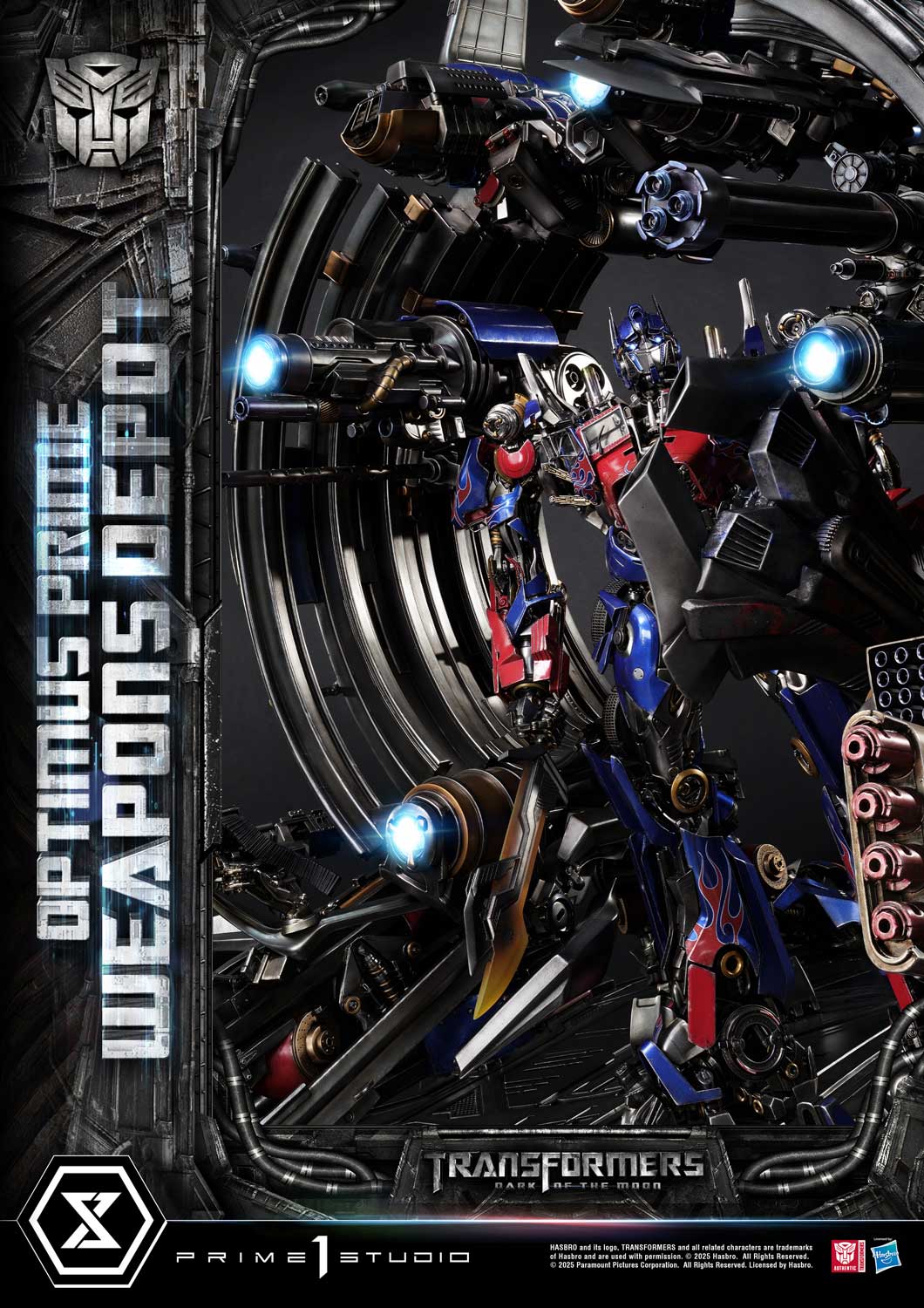 Prime 1 Studio - Transformers: Dark of the Moon: Optimus Prime Weapons Depot