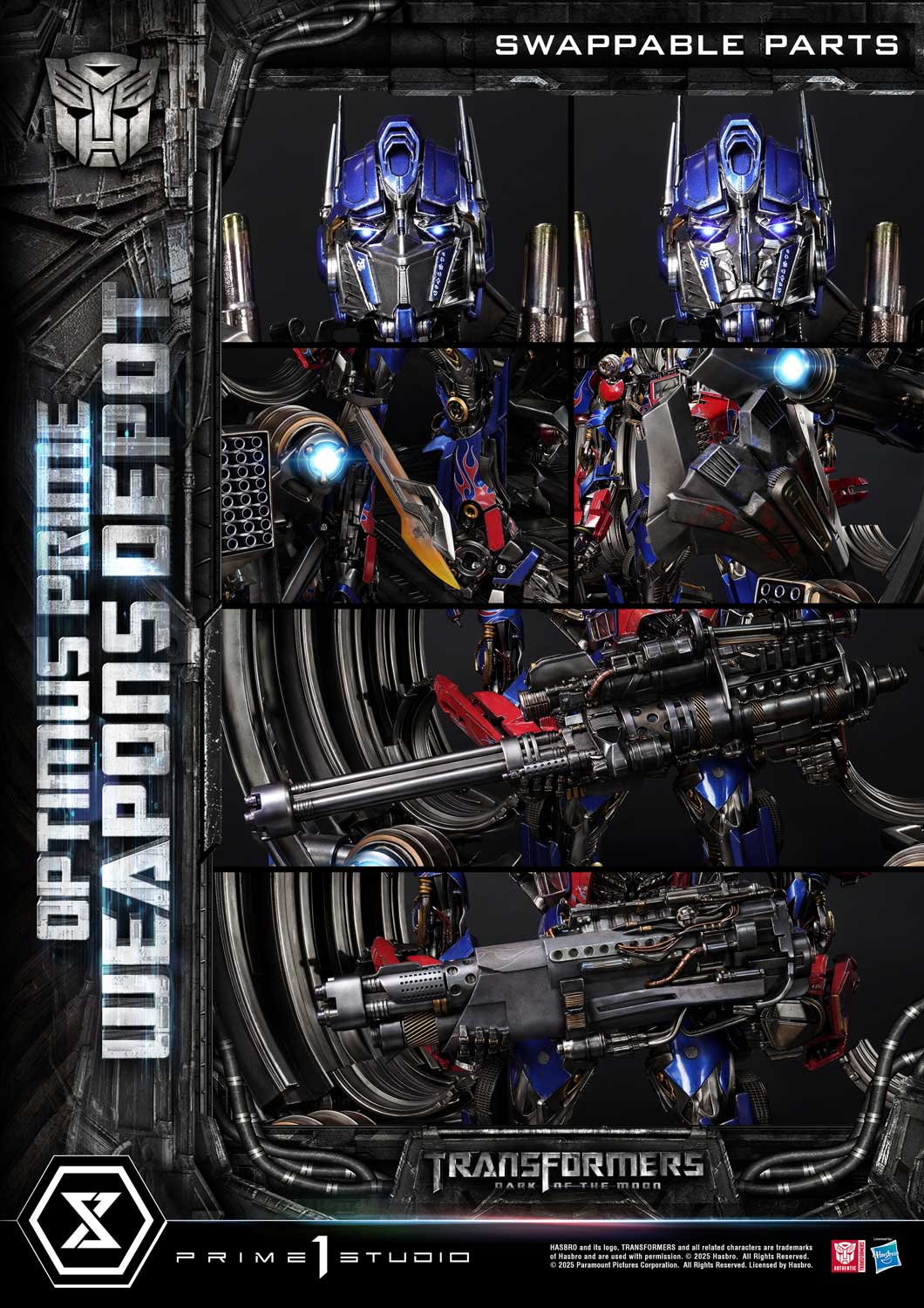 Prime 1 Studio - Transformers: Dark of the Moon: Optimus Prime Weapons Depot