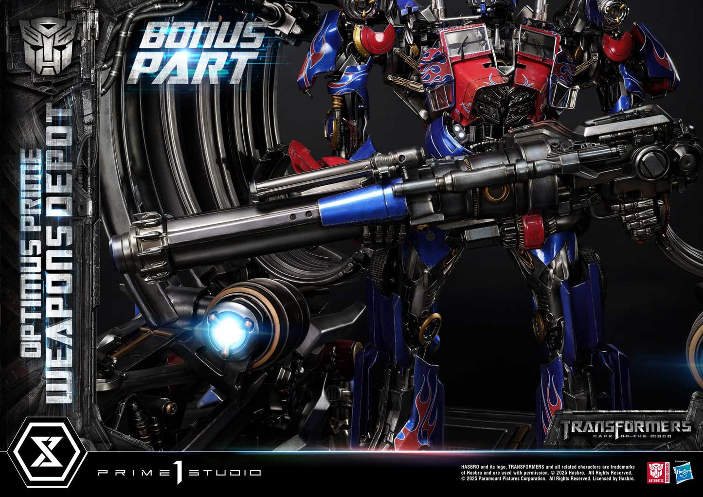 Prime 1 Studio - Transformers: Dark of the Moon: Optimus Prime Weapons Depot