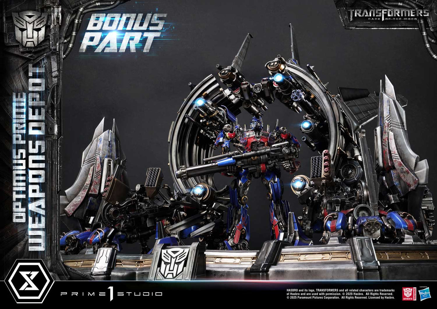 Prime 1 Studio - Transformers: Dark of the Moon: Optimus Prime Weapons Depot