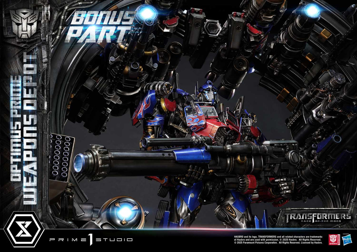 Prime 1 Studio - Transformers: Dark of the Moon: Optimus Prime Weapons Depot