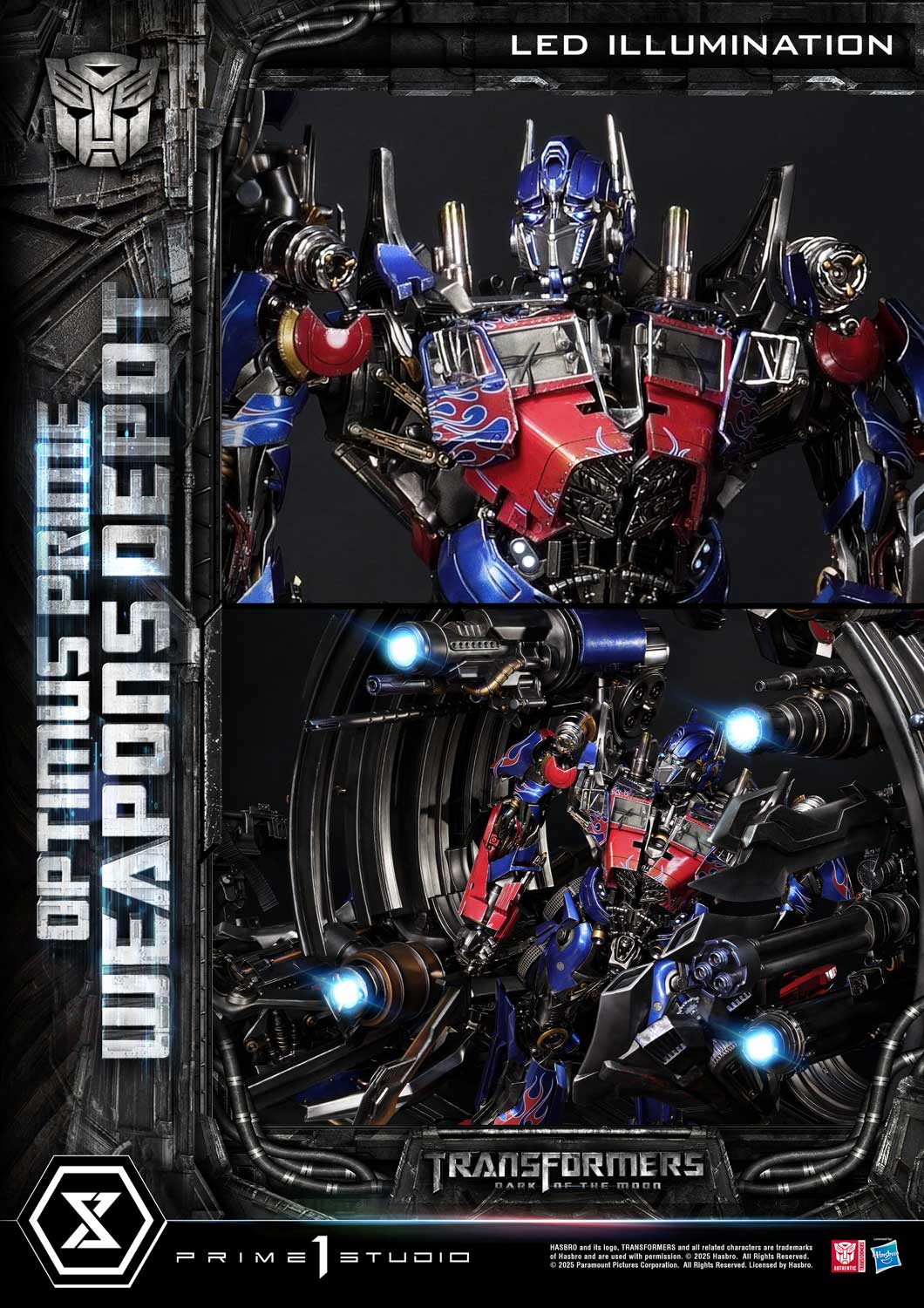 Prime 1 Studio - Transformers: Dark of the Moon: Optimus Prime Weapons Depot