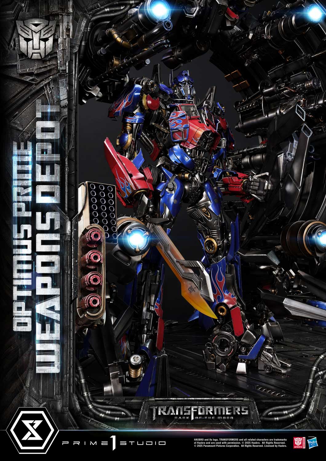 Prime 1 Studio - Transformers: Dark of the Moon: Optimus Prime Weapons Depot