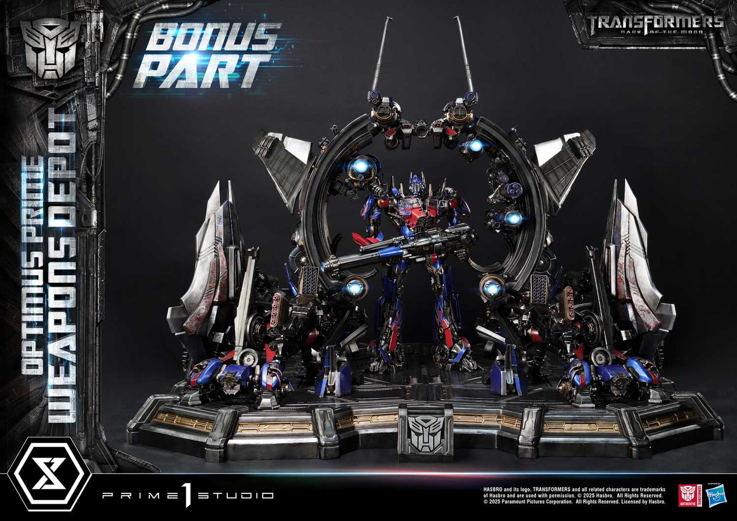 Prime 1 Studio - Transformers: Dark of the Moon: Optimus Prime Weapons Depot