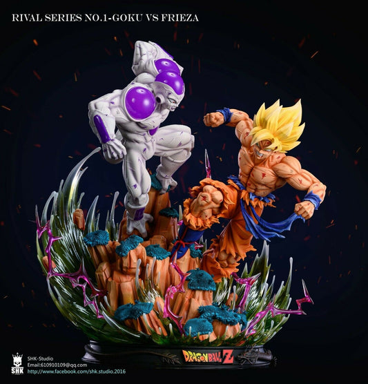 SHK Studio - Dragon Ball Z: Son Goku Super Saiyan VS Frieza Final Form 1/6th Scale GK Statue
