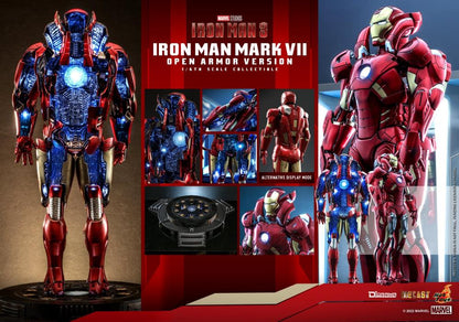 Hot Toys - DS004D51 - Iron Man 3: 1/6 Scale Diecast Iron Man Mark VII (Open Armor Version)