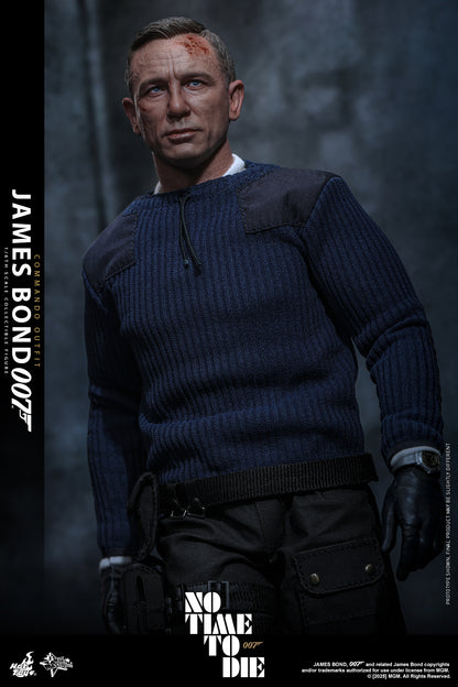 Hot Toys – MMS804 – JAMES BOND (No Time To Die):  James Bond (Commando Outfit) 1/6th scale Collectible Set