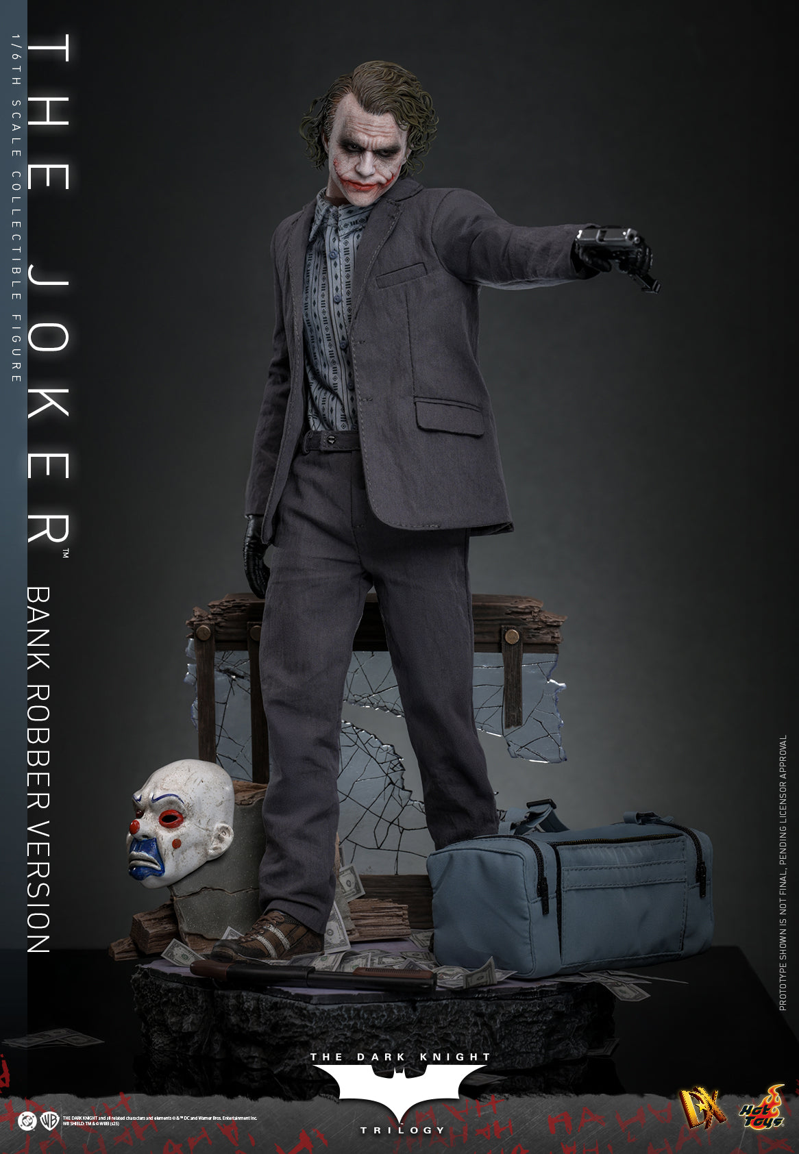 Hot Toys – DX50 – The Dark Knigh Trilogy: The Joker (Bank Robber Version) 1/6th scale Collectible Figure