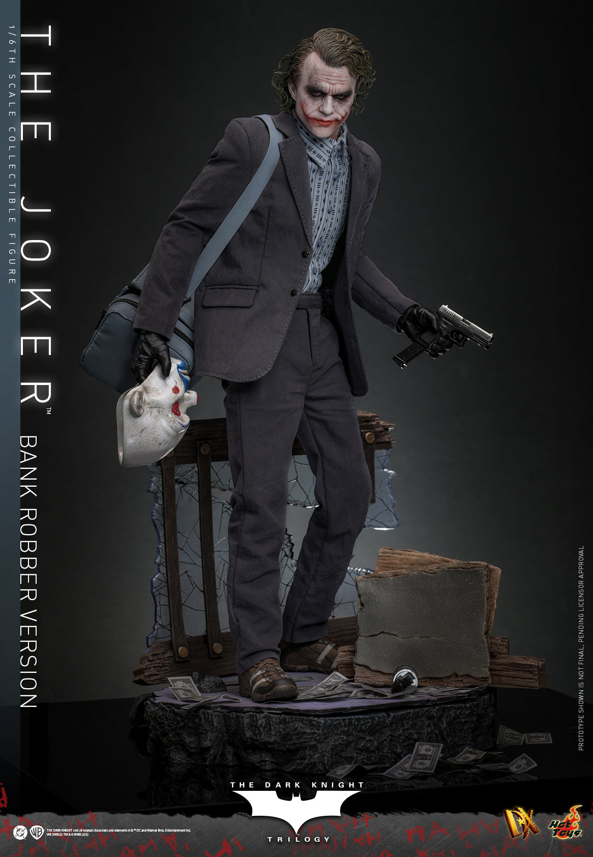 Hot Toys – DX50 – The Dark Knigh Trilogy: The Joker (Bank Robber Version) 1/6th scale Collectible Figure