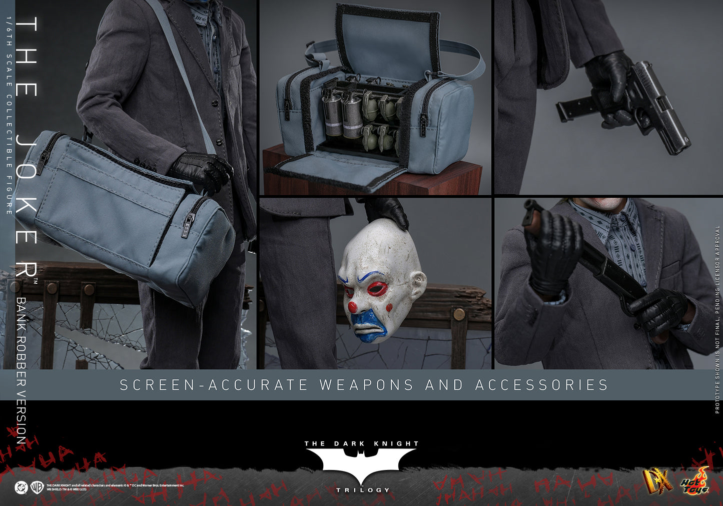 Hot Toys – DX50 – The Dark Knigh Trilogy: The Joker (Bank Robber Version) 1/6th scale Collectible Figure