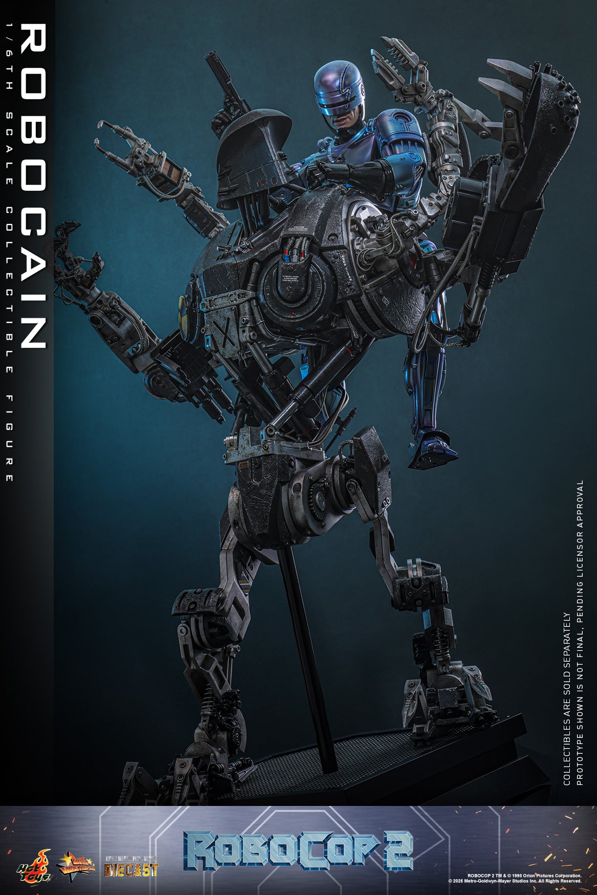 Hot Toys – MMS828D75 – Robocop 2: Robocain 1/6th scale Diecast Collectible Figure